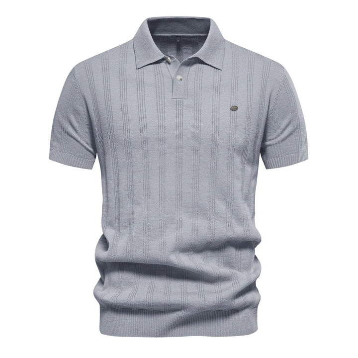 Célestin | Polo en maille rayé pour hommes