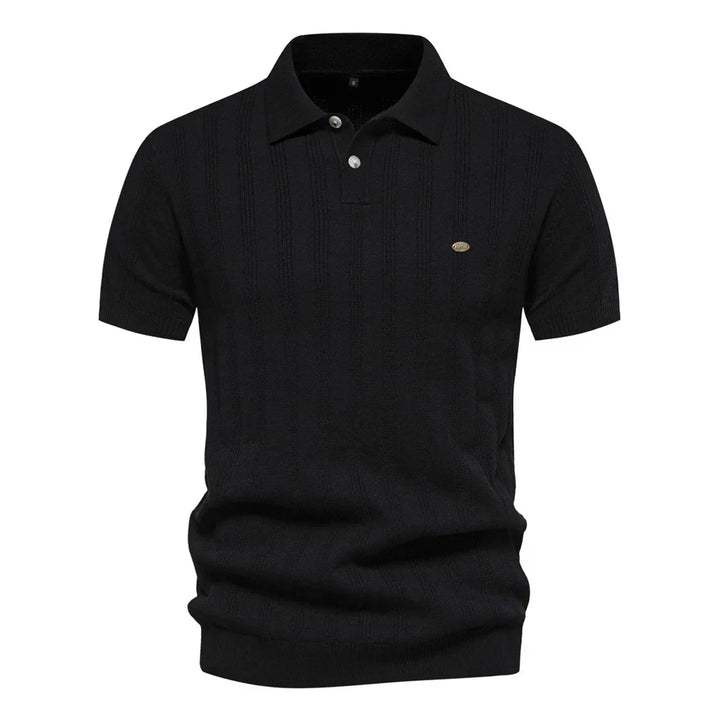 Célestin | Polo en maille rayé pour hommes