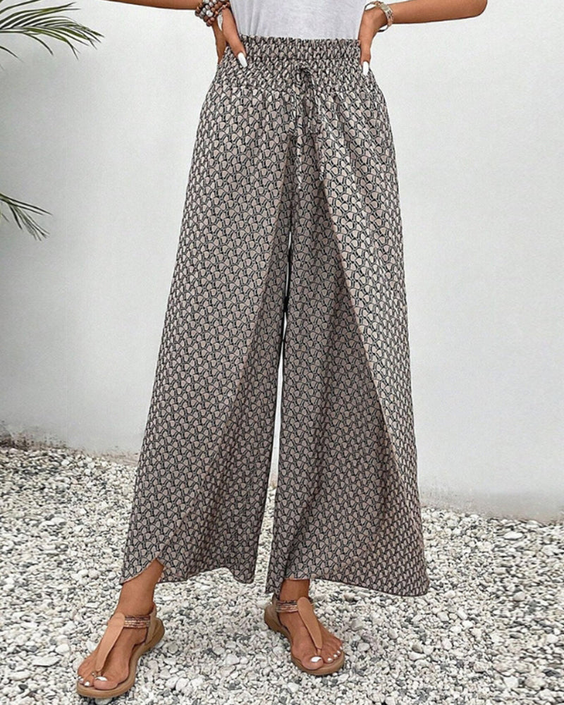 Belinda | Pantalons à imprimé géométrique pour femmes
