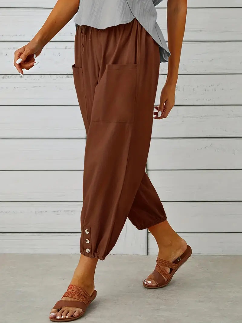 Élise | Pantalon harem coupe décontractée pour femmes