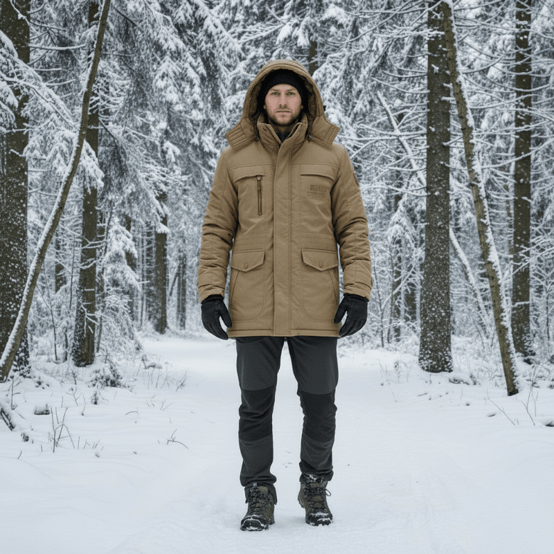 Parka Matelassée Homme d’Hiver