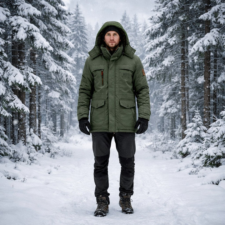 Parka Matelassée Homme d’Hiver