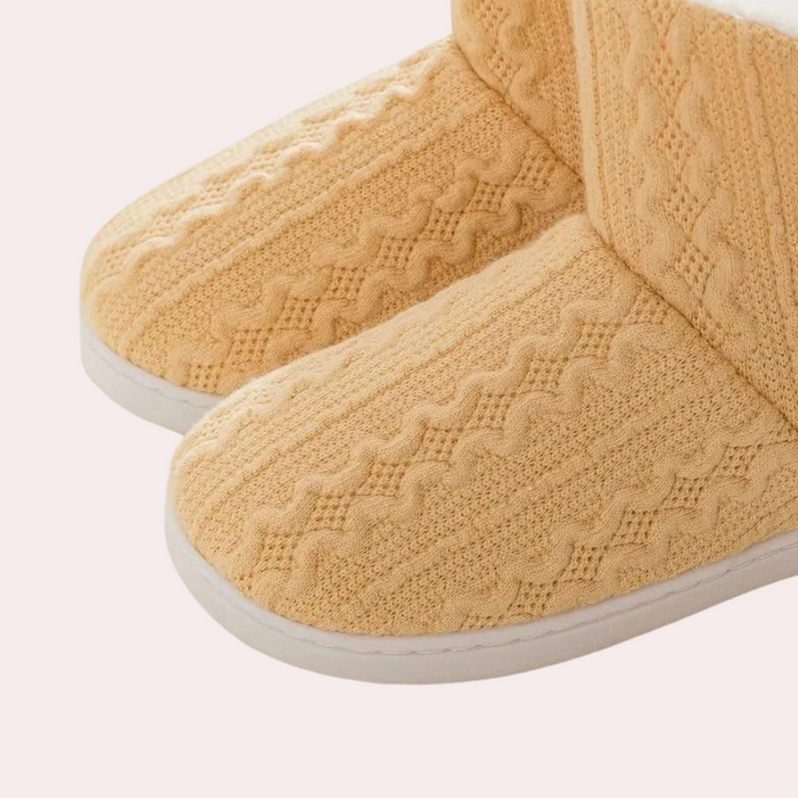 IAKOBINA - Bottines Tricotées Chaleureuses pour Femmes