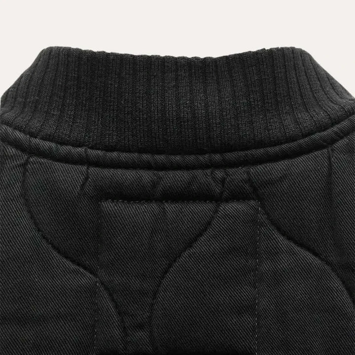 Veste Matelassée Femme Légère Col Montant Poches Plaquées