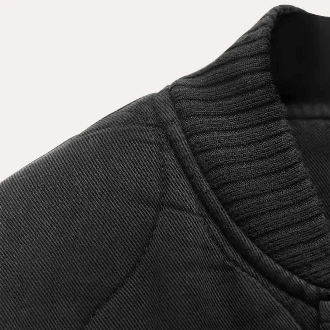Veste Matelassée Femme Légère Col Montant Poches Plaquées