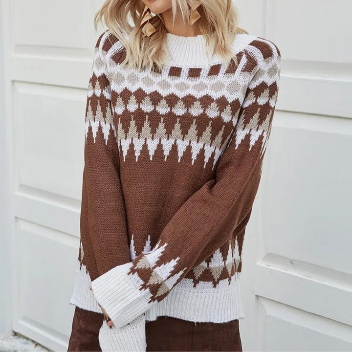 ALLANNA - Pull Chaud Élégant pour Femmes