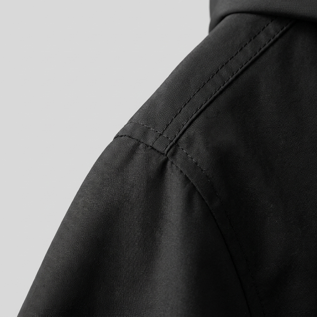 Veste Imperméable Femme Coupe-Vent à Capuche Boutonnée