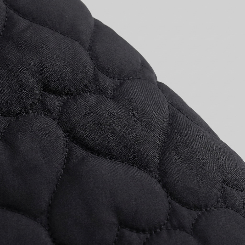 Veste Matelassée Femme Légère Motif Coeur Boutonnée