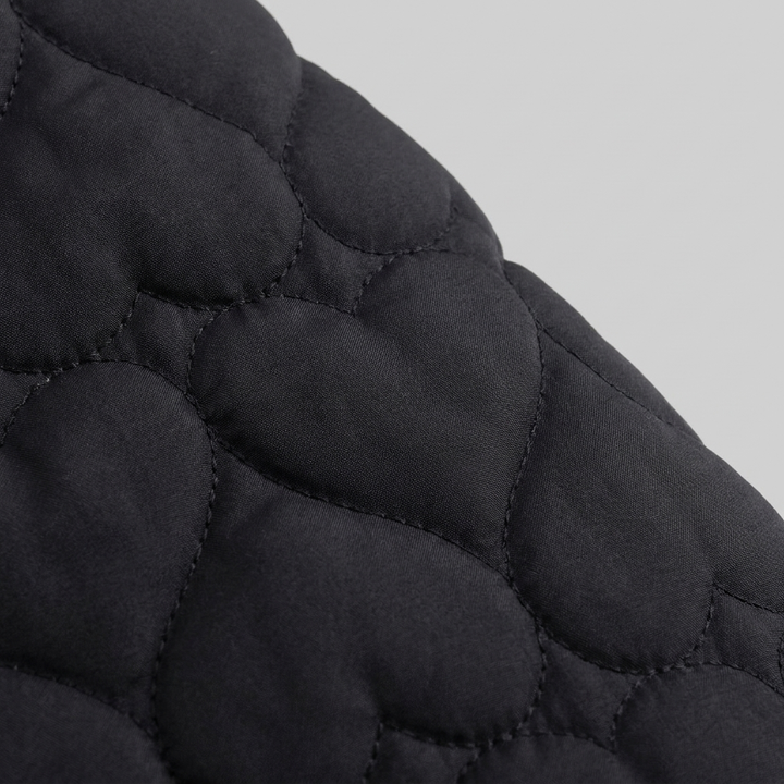 Veste Matelassée Femme Légère Motif Coeur Boutonnée