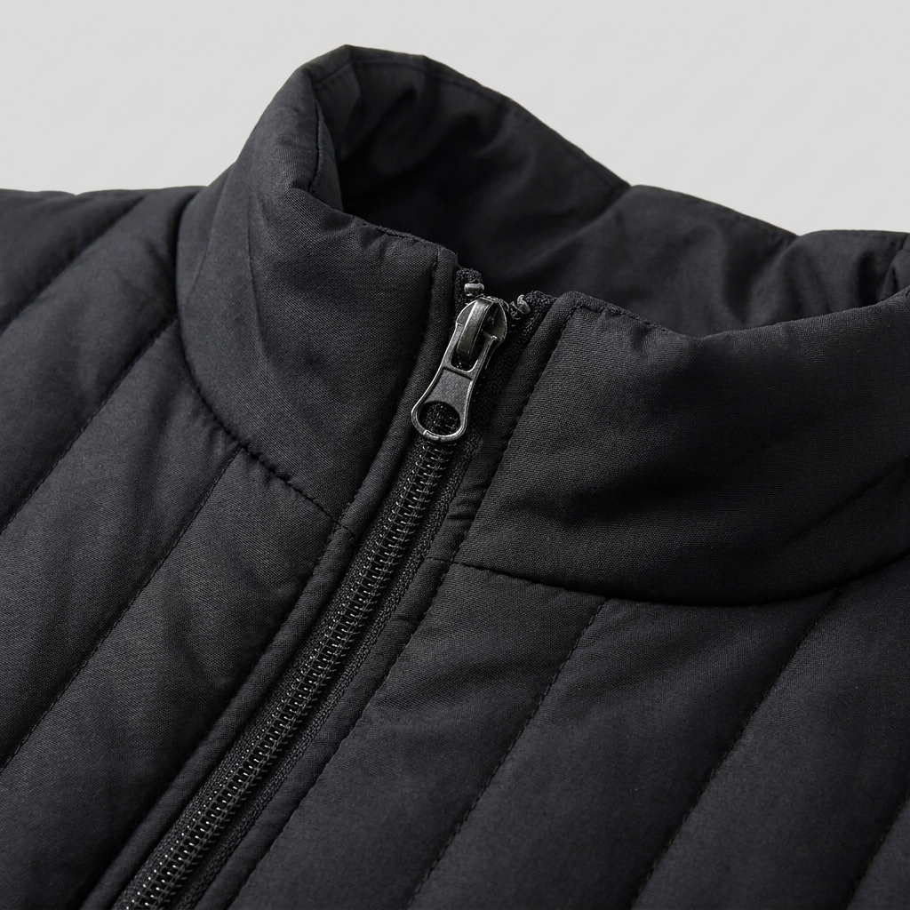 Gilet Chauffant Femme USB Col Montant Zippé