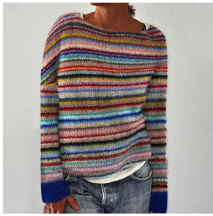 Pull Femme en Maille Style Scandinave
