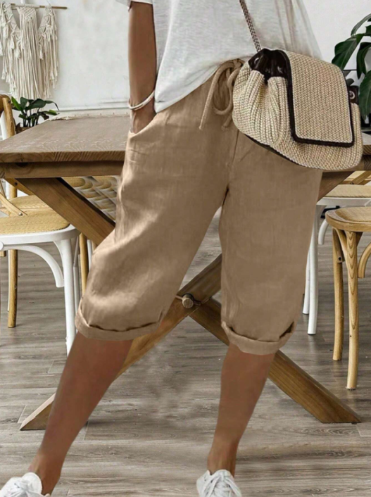 Élodie | Pantalon décontracté à cordon de serrage pour femmes