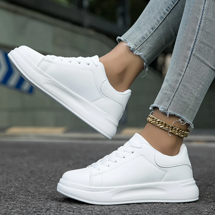 Baskets Casual à Lacets avec Semelle Amortissante