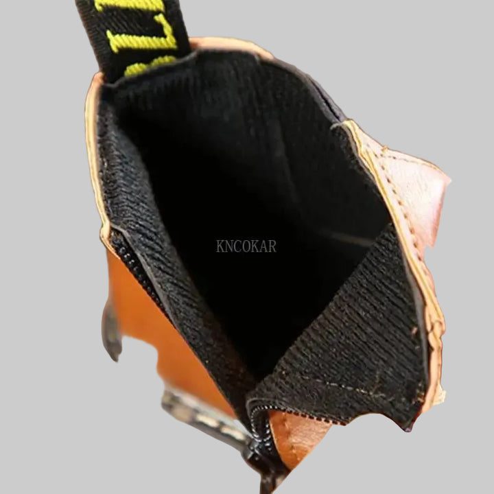 Bottes Chelsea Enfant Imperméables en Similicuir avec Zip Latéral