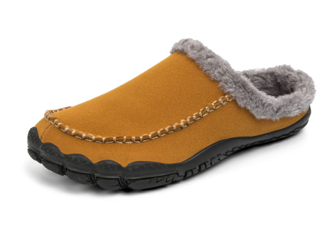 Chaussons Homme Chauds Doublés en Peluche