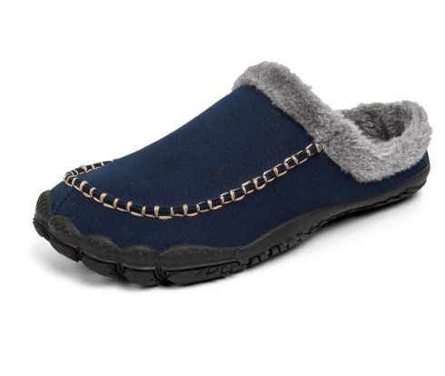 Chaussons Homme Chauds Doublés en Peluche