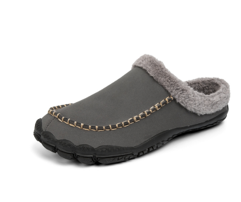 Chaussons Homme Chauds Doublés en Peluche