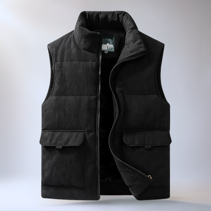 Gilet Sans Manches en Velours Côtelé pour Homme