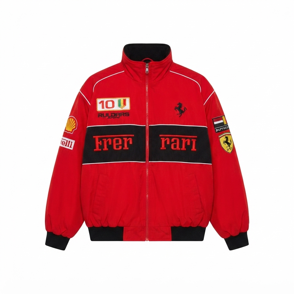 Veste de Course Oversize à Bandes Contrastantes pour Femme