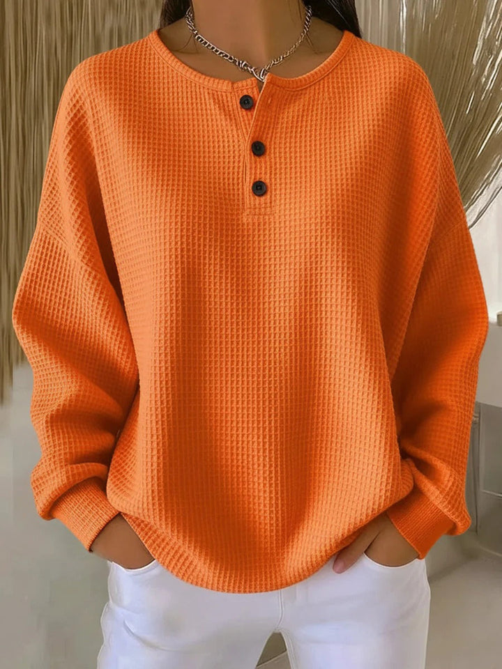 Pull Femme en Tricot Waffle