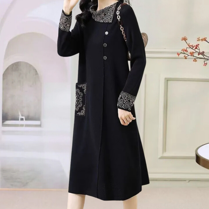 JUNIA - Luxueuse robe épaisse pour femmes