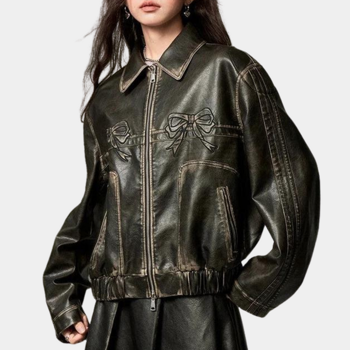 URSULINE - Veste à Imprimé Nœud Élégante pour Femmes