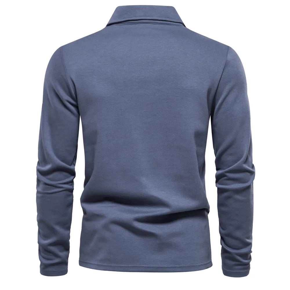 Maxime | Polo à manches longues pour hommes