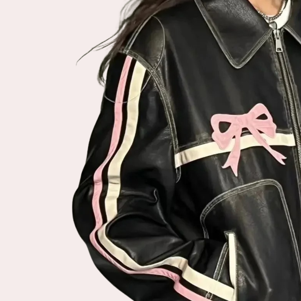 URSULINE - Veste à Imprimé Nœud Élégante pour Femmes