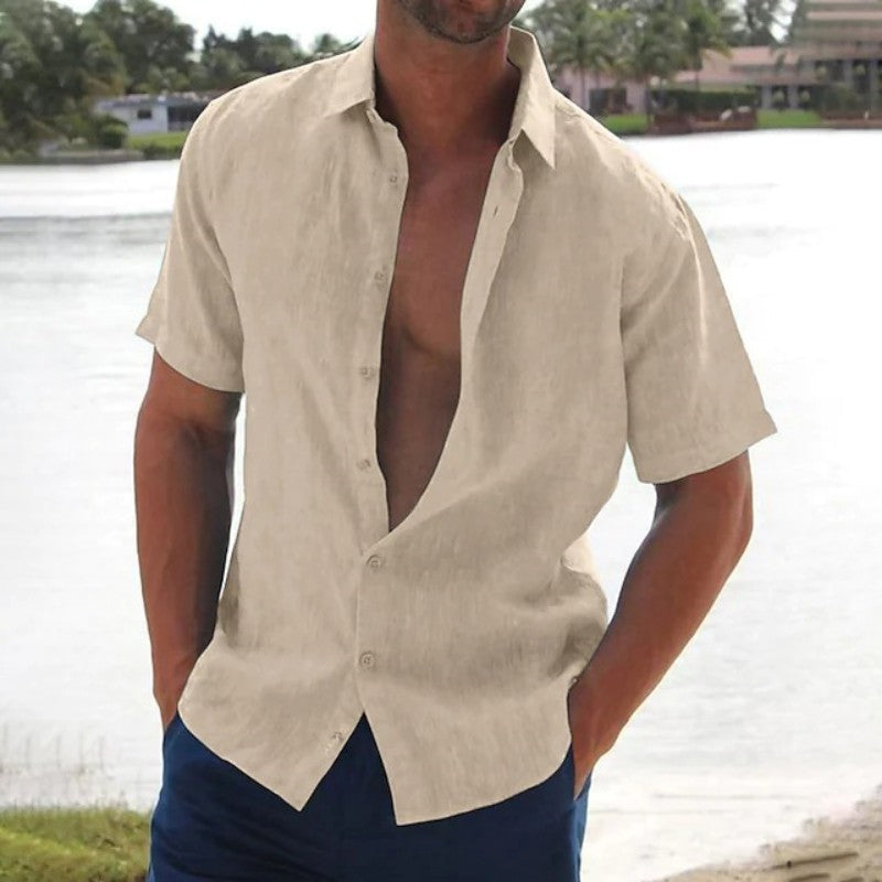 Vincent | Chemise décontractée à manches courtes pour hommes