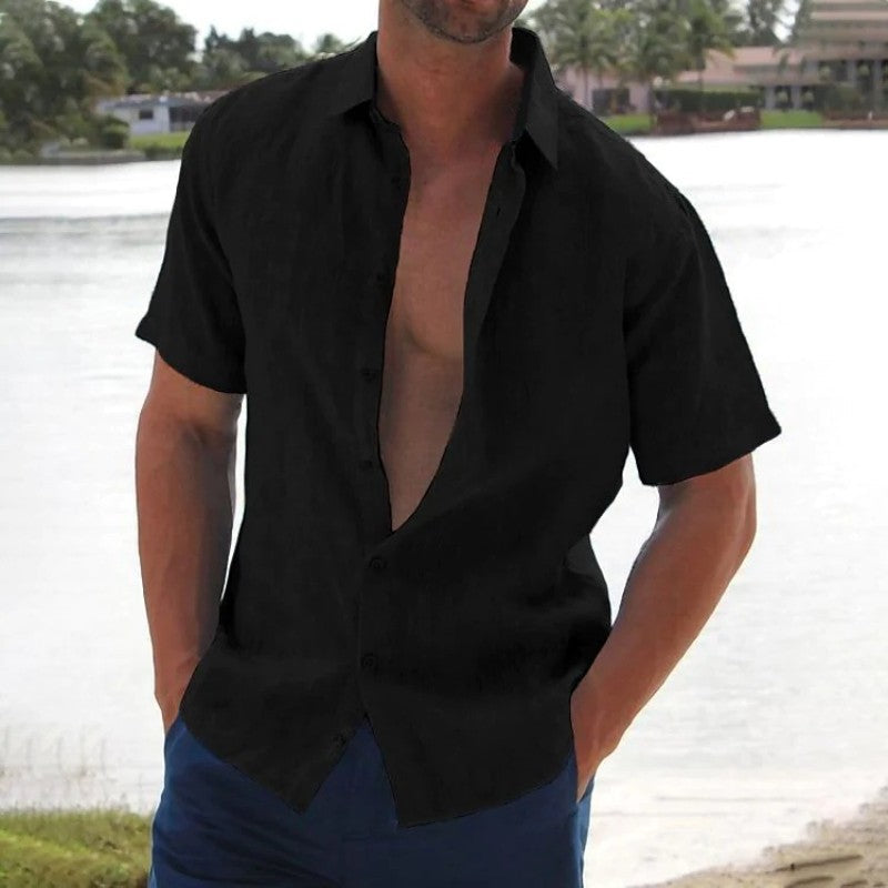 Vincent | Chemise décontractée à manches courtes pour hommes