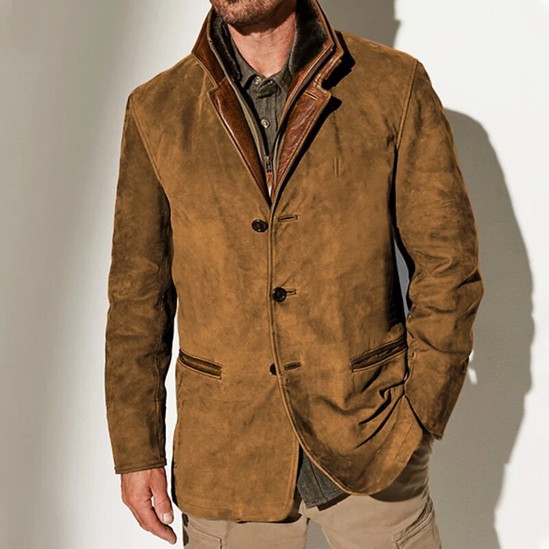 Veste Homme en Mélange de Laine