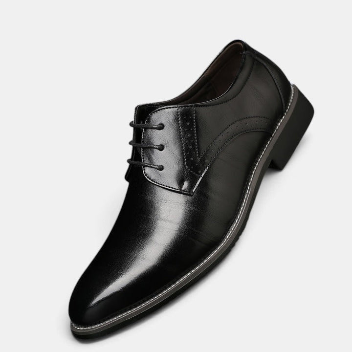 Chaussures Derby Homme à Lacets et Bout Rond