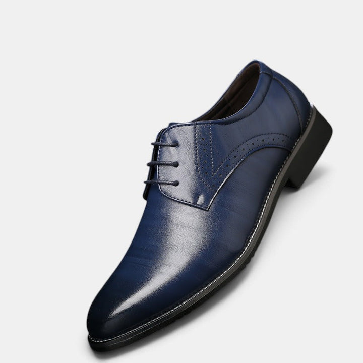 Chaussures Derby Homme à Lacets et Bout Rond