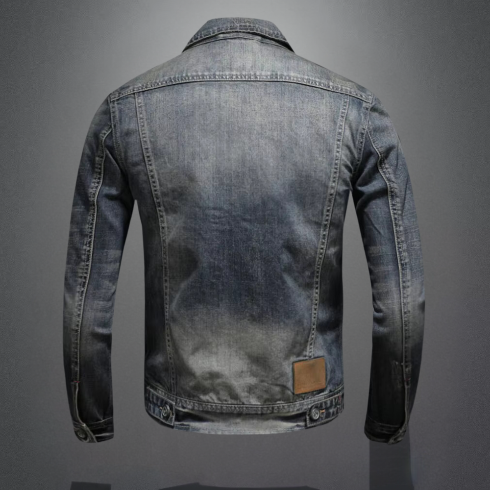 NATHAN - Veste en Denim Classique pour Hommes
