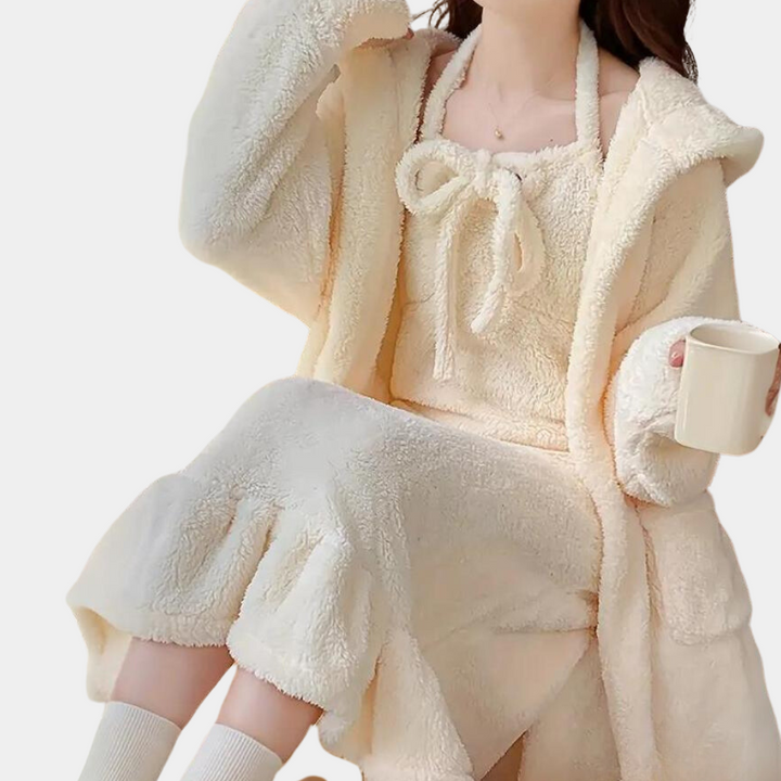 AURICA - Ensemble de Pyjama Épais et Confortable pour Femmes