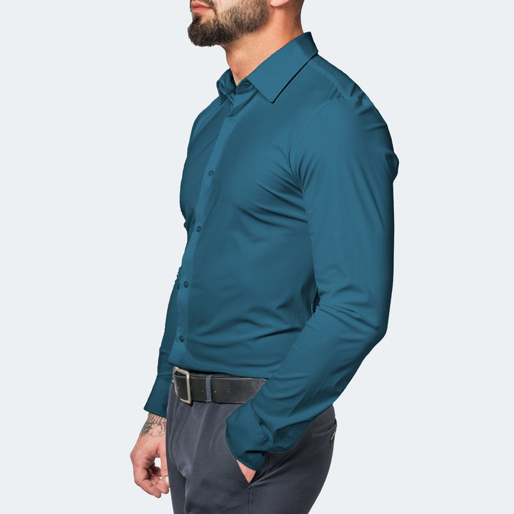 Samuel | Chemise stretch ajustée pour hommes