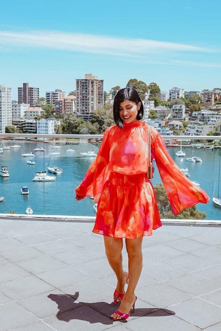 Noelle | Robe fluide en chiffon pour femmes