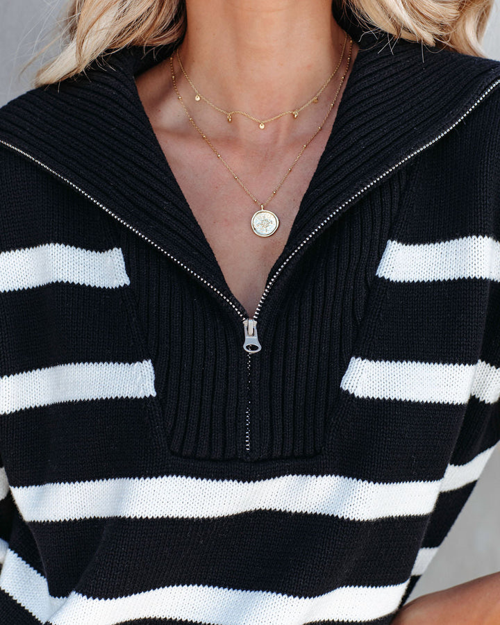Pull Femme en Coton Mélangé à Rayures