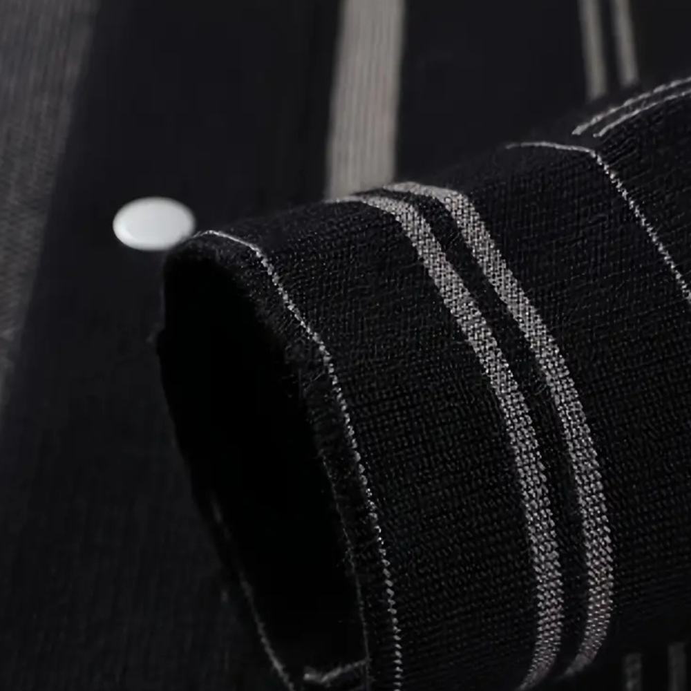 EMILIO - Gilet Rayé Chic pour Hommes en Style Décontracté
