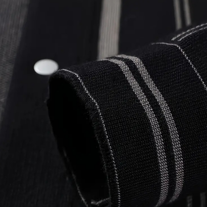 EMILIO - Gilet Rayé Chic pour Hommes en Style Décontracté