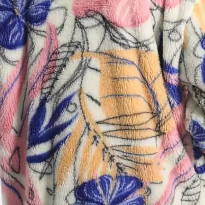 LOREEN - Veste à capuche à motif floral pour femmes