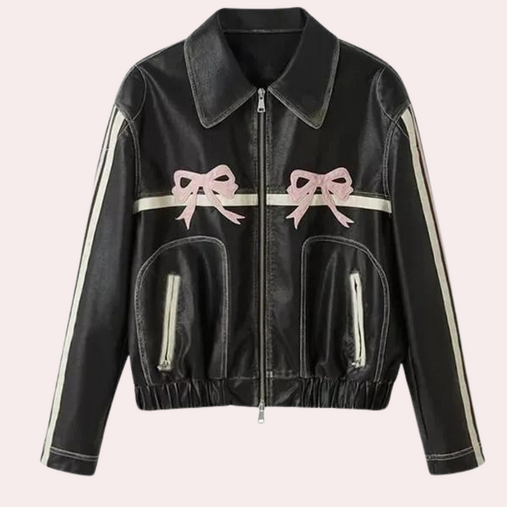 URSULINE - Veste à Imprimé Nœud Élégante pour Femmes