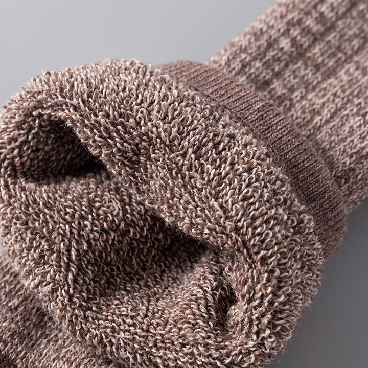 Chaussettes de Randonnée Homme Laine Mérinos Rembourrées