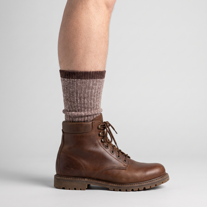 Chaussettes de Randonnée Homme Laine Mérinos Rembourrées