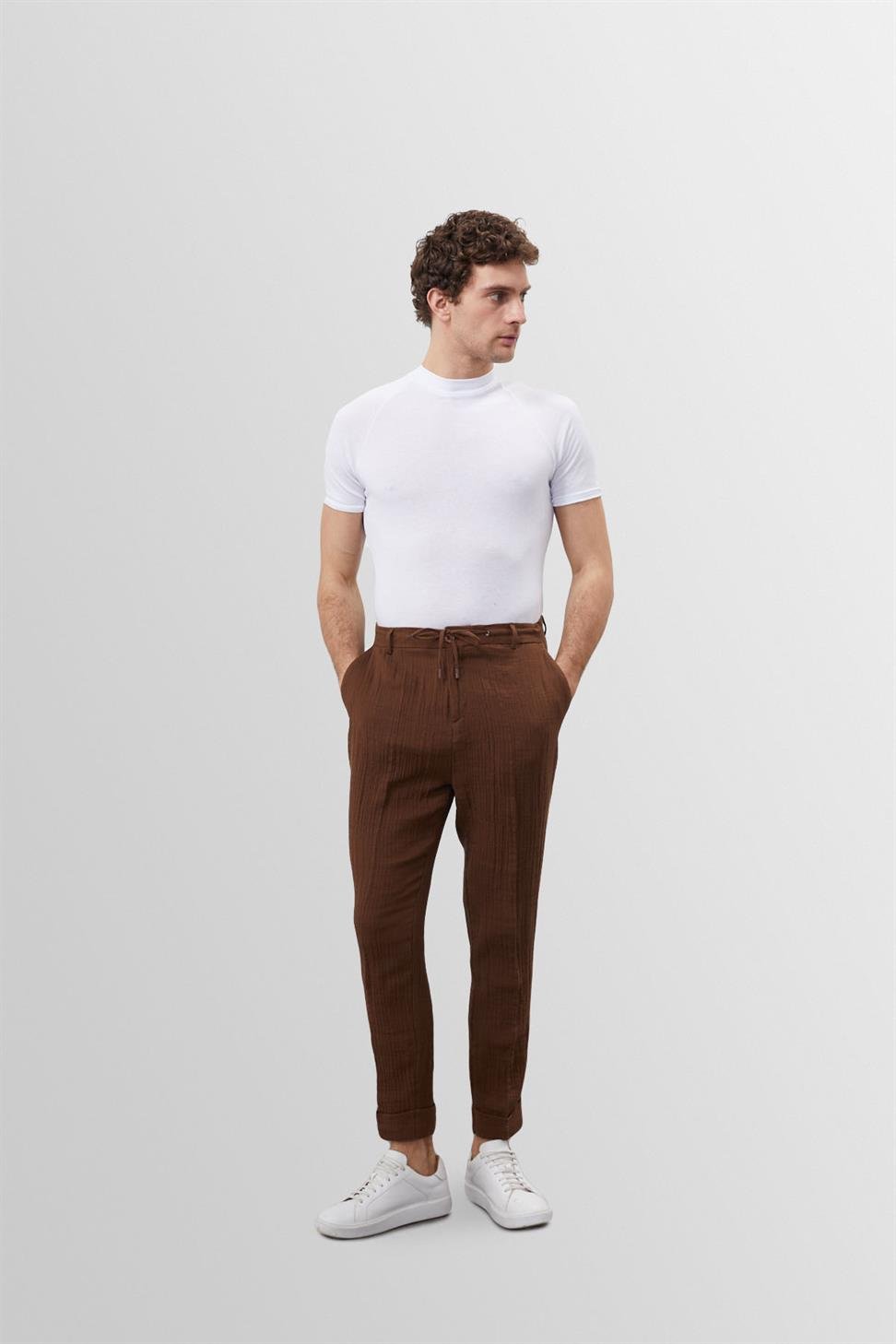 Zacharie | T-shirt à manches courtes ajusté pour hommes