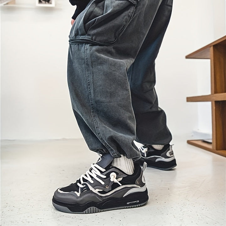 Baskets Chunky Homme à Semelle Crantée