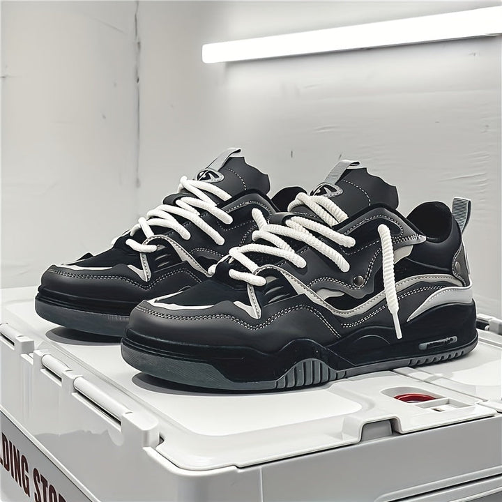 Baskets Chunky Homme à Semelle Crantée