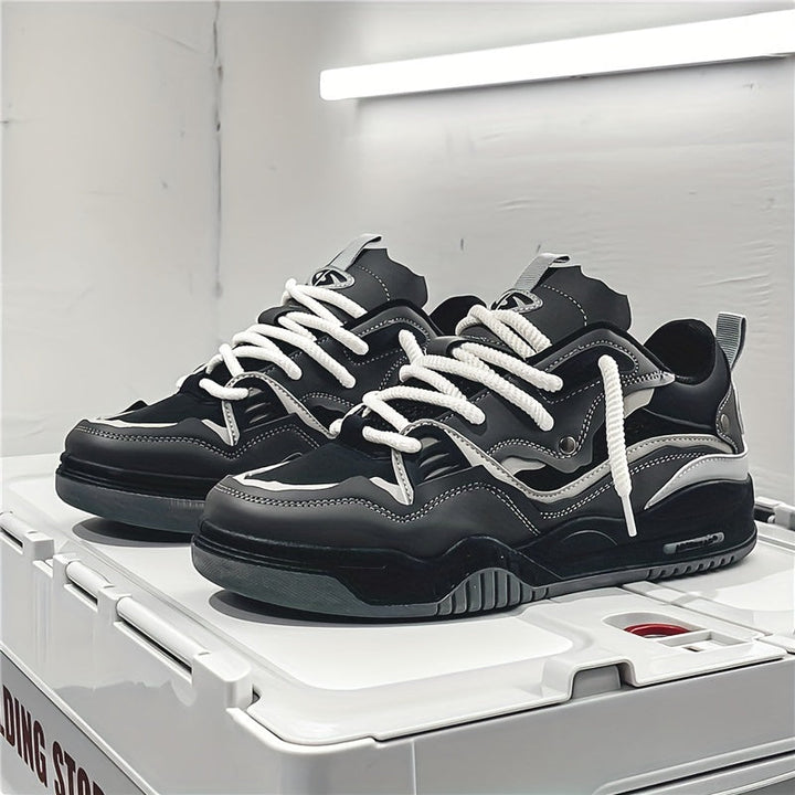 Baskets Chunky Homme à Semelle Crantée