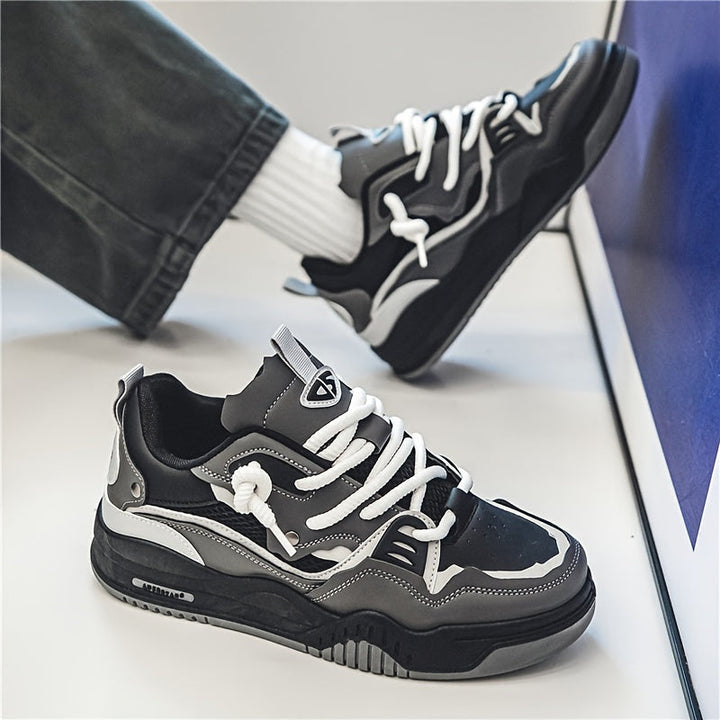 Baskets Chunky Homme à Semelle Crantée