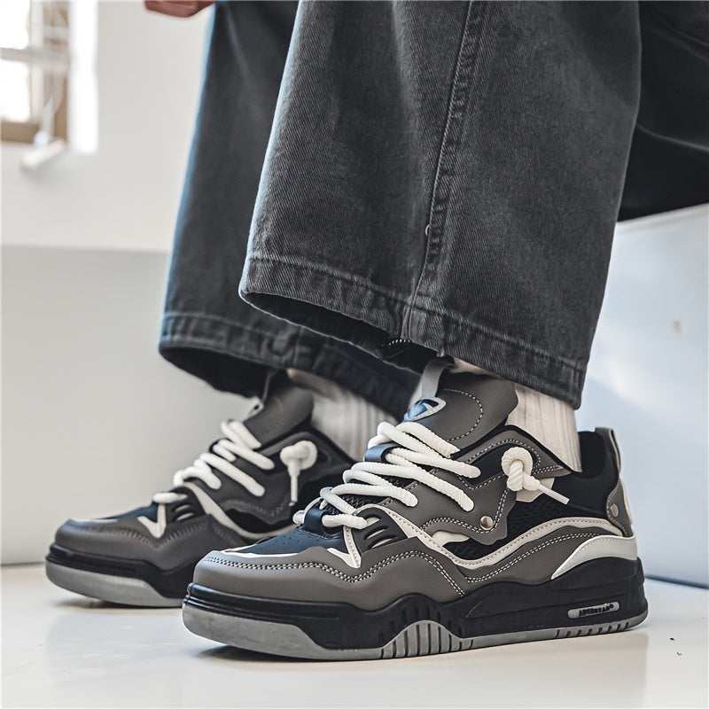 Baskets Chunky Homme à Semelle Crantée